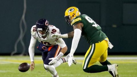 Packers dominan a Bears sin problemas en regreso de Trubisky
