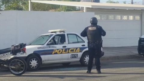 Roban radio de unidad de la policía municipal en Villa Fontana