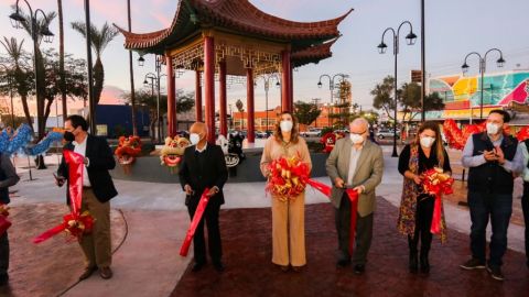 Concluye remodelación glorieta Morelos y pagoda China