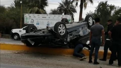 Lesionados en accidente en carretera Mexicali - San Luis Rio colorado