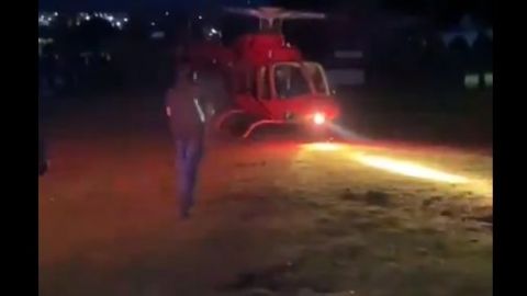 Difunden video en el que aspa de helicóptero golpea a empresario