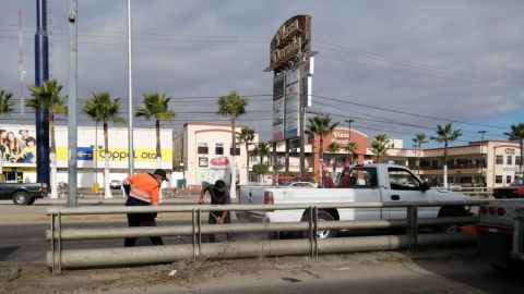Reparan puente del bulevar Alberto Limón Padilla