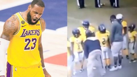 LeBron James explota contra entrenador que golpea a niño