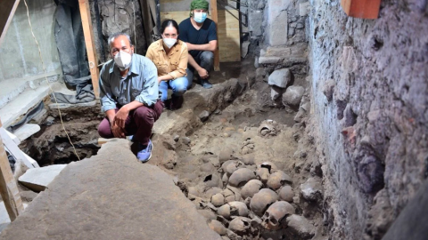 💀 FOTOS: Descubren 119 cráneos de la época de Tenochtitlan