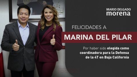 Marina del Pilar la candidata a gobernador por parte de Morena