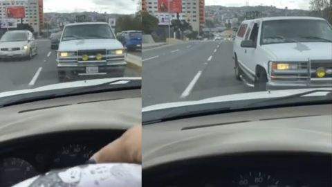 VIDEO: Se va en sentido contrario para detener a auto que atropelló a repartidor
