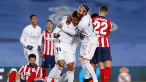 Real Madrid derrotó al Atlético de Madrid de Héctor Herrera