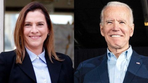 Beatriz Gutiérrez Müller felicita a Joe Biden
