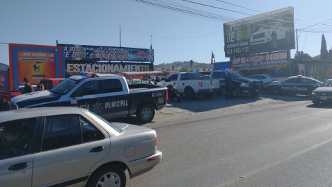 Disparos y un lesionado al interior de un yonke en Tijuana