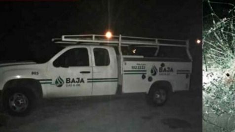 Usan camión de Baja Gas para ejecuciones y balear policías
