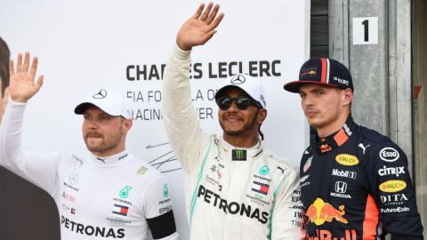 Verstappen, Hamilton y Bottas opinan sobre 'Checo' en Red Bull