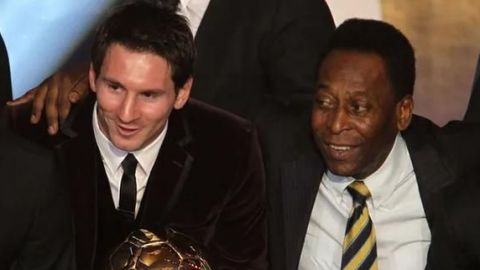 Messi agradece a Pelé su “mensaje tan cariñoso”