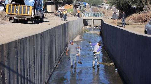 Se supervisa construcción de cajón pluvial en delegación playas de Tijuana