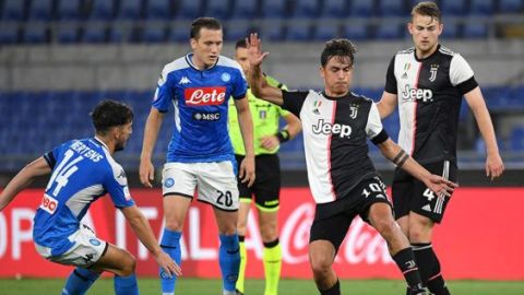 Napoli gana apelación por derrota en partido no jugado ante la Juventus