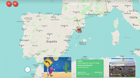 ¿Dónde está Santa Claus? Rastreador de Google muestra su viaje por el mundo