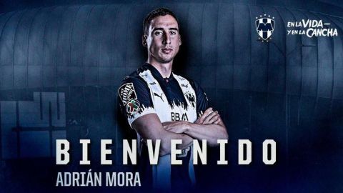 Rayados hace oficial llegada de Adrián Mora