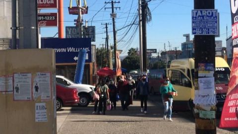 Calles de Tijuana y plazas llenas