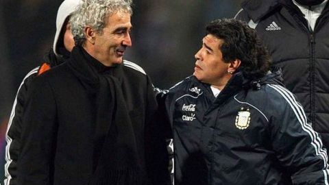 Domenech y el comentario incómodo sobre la muerte de Maradona