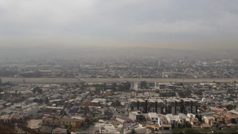 Frío y condición Santa Ana en Tijuana