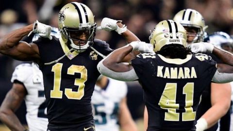 Saints activan a los estelares Alvin Kamara y Michael Thomas