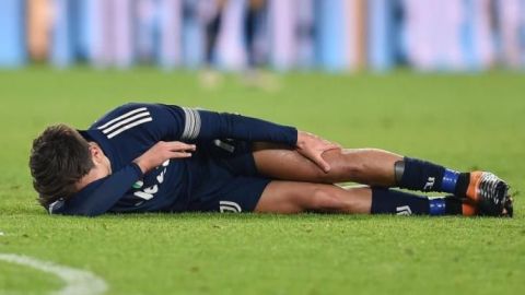 Pirlo: “Dybala tiene un trauma por contusión en el ligamento colateral”