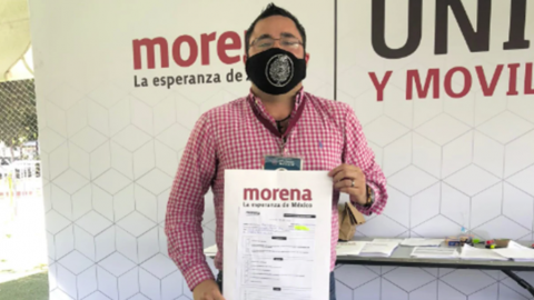 Youtuber que deseó balearan a reportera, se registra como candidato de Morena