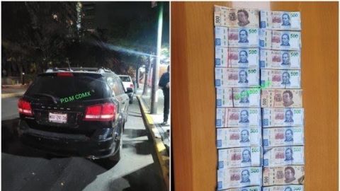Detienen a un hombre de nacionalidad china con un millón de pesos