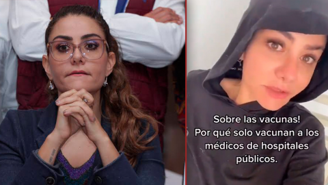 Diputada desata polémica sobre vacunación a médicos privados