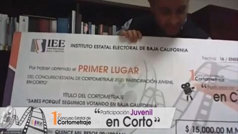 Premian cortometrajes en materia de promoción del voto