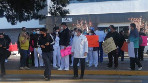 Director del Hospital General solicita reunión con enfermeros de manifestación