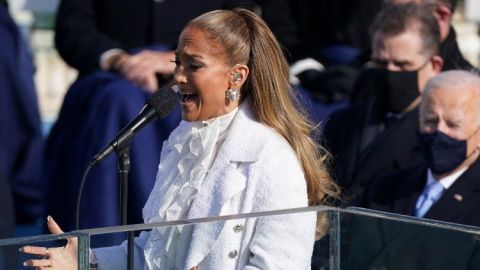 VIDEO: Jennifer Lopez participa en toma de posesión de Joe Biden