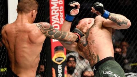 VIDEO: Dustin Poirier arruinó el regreso de Conor McGregor
