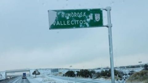 Cierre temporal tramo El hongo - La Rumorosa, autopista cristalizada
