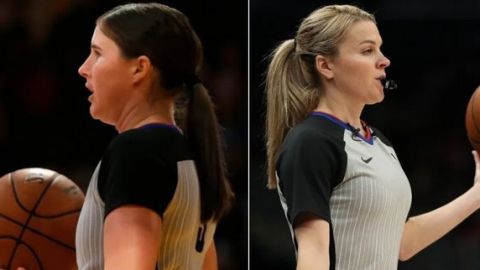 NBA hace historia al incluir a dos mujeres árbitro en un partido