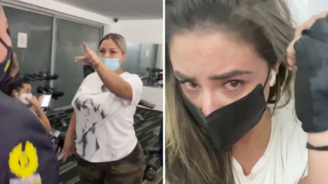 VIDEO: ¡Pin&%$ india mexicana!: Golpea a Palmeira Cruz por pedirle usar cubrebocas