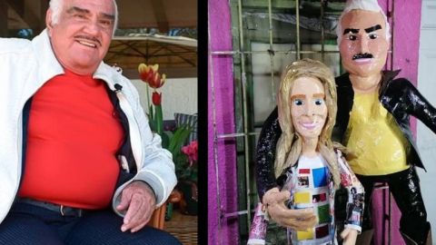 ''Chente mano larga'': Crean piñata de Vicente Fernández tras polémica de acoso
