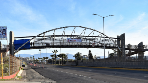Inicia rehabilitación del puente en El Sauzal