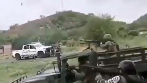 Reportan enfrentamientos en Michoacán