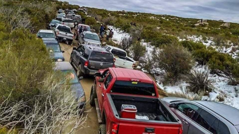 Costosa la reparación de caminos del Ejido Sierra de Juárez