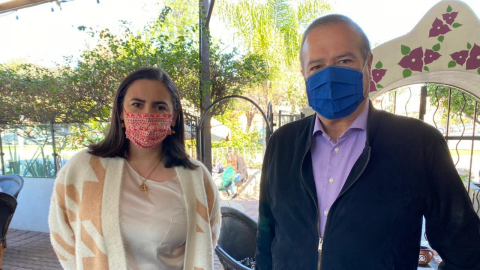 Se reúne Arturo González Cruz con suplente Karla Ruiz