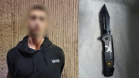 FOTOS: El asesino de la muchacha del hotel Adelitas y el arma utilizada