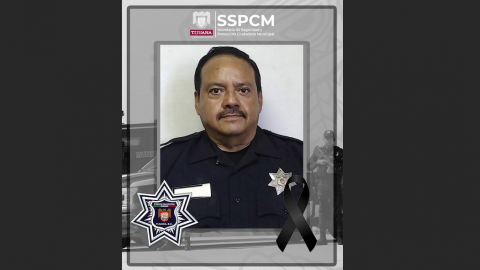 Falleció el oficial de policía de Tijuana Rubén Nieto