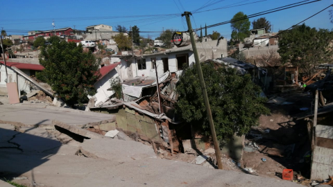 Afectados de hundimientos envían carta al Presidente de la República, AMLO
