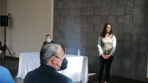 Lupita Jones en Tijuana, en reunión con panistas