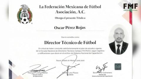 Óscar "Conejo" Pérez se acredita como director técnico de futbol