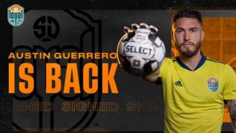 Austin Guerrero regresa al San Diego Loyal