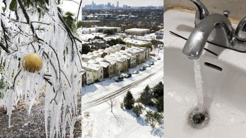 ¡FRÍO EXTREMO! Las imágenes más impactantes en Texas