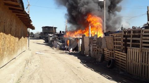 VIDEOS: Arden casas de Rancho Alamar