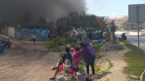 Detalles del fuerte incendio en el Alamar en Tijuana