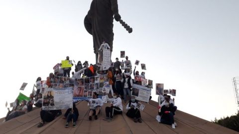 Familiares de desaparecidos se manifiestan en Tijuana